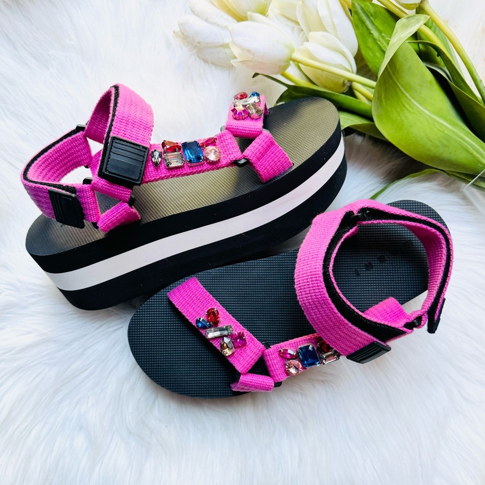 Marni Platform Embellished Sandals